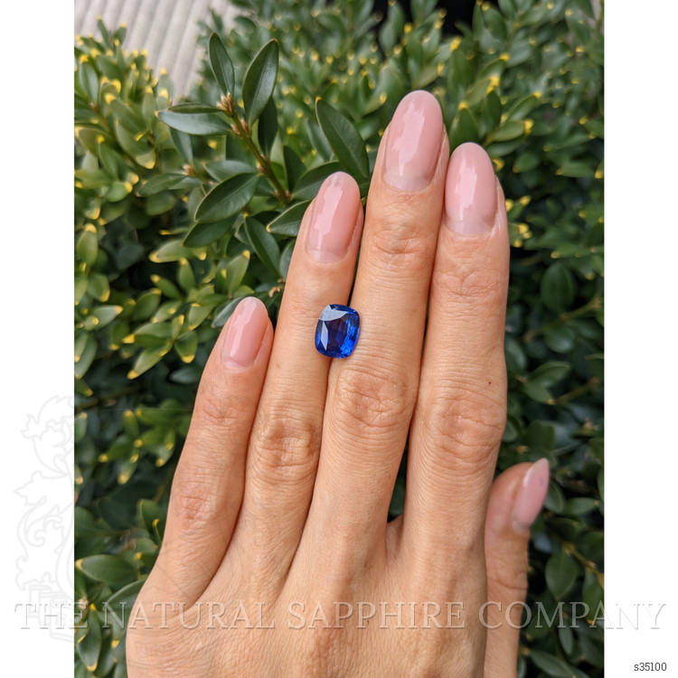 3.48 Ct. Blue Sapphire from Ceylon (Sri Lanka)