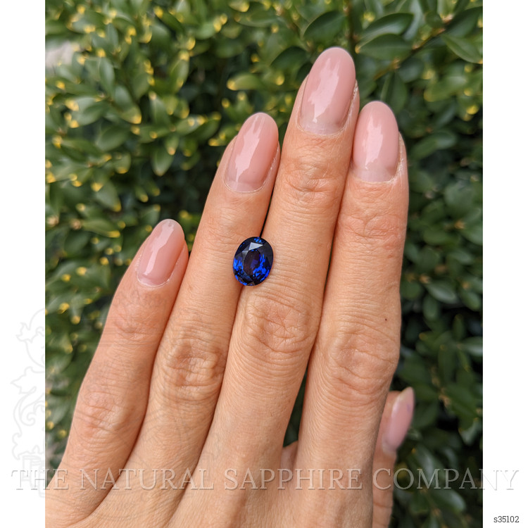 3.09 Ct. Blue Sapphire from Ceylon (Sri Lanka)