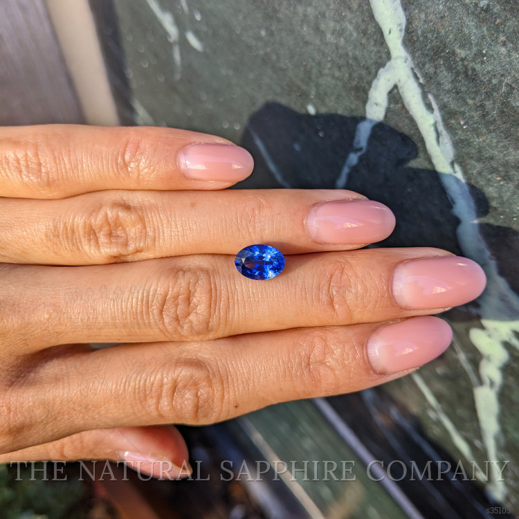 3.02 Ct. Blue Sapphire from Ceylon (Sri Lanka)