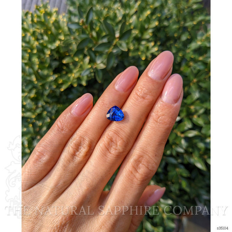 2.93 Ct. Blue Sapphire from Ceylon (Sri Lanka)
