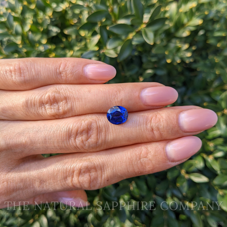 3.19 Ct. Blue Sapphire from Ceylon (Sri Lanka)
