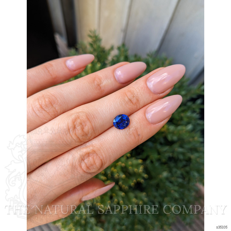 3.19 Ct. Blue Sapphire from Ceylon (Sri Lanka)