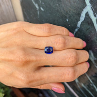3.09 Ct. Blue Sapphire from Ceylon (Sri Lanka) Life Style