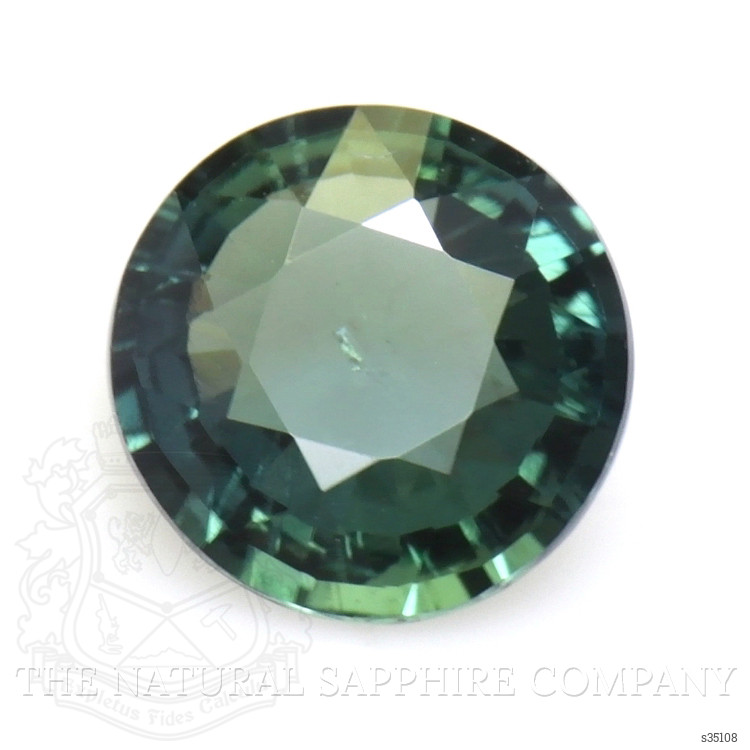 0.86 Ct. Bluish Green Sapphire from Madagascar