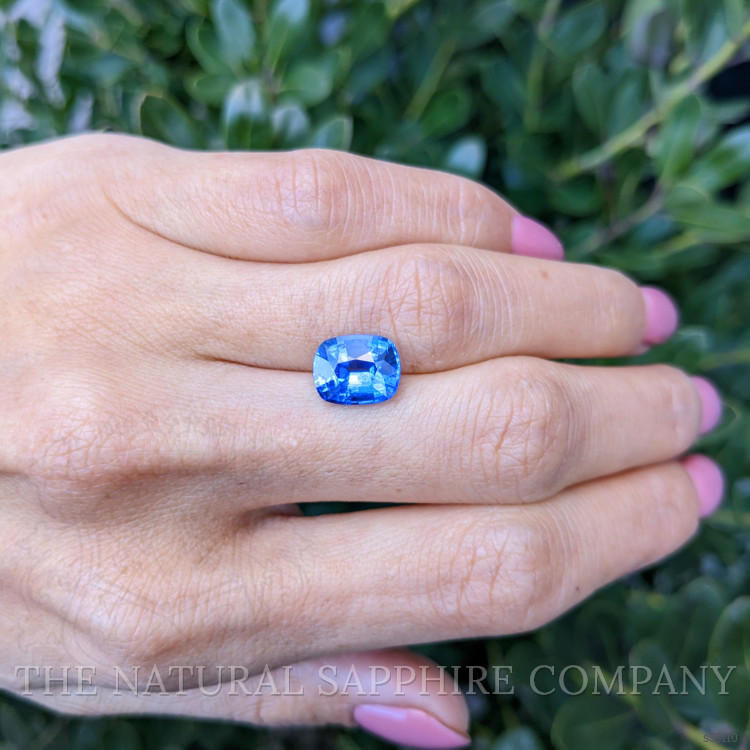 3.43 Ct. Blue Sapphire from Ceylon (Sri Lanka)