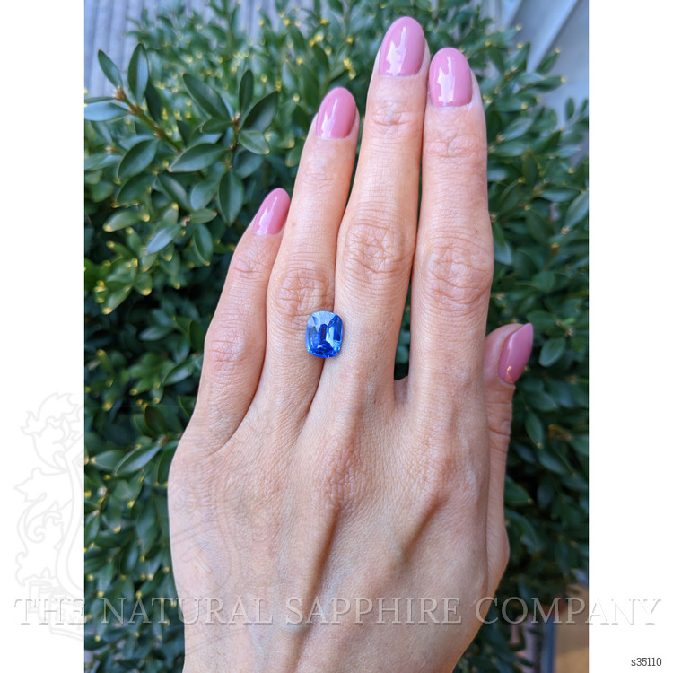 3.43 Ct. Blue Sapphire from Ceylon (Sri Lanka)