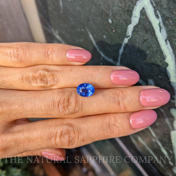 3.57 Ct. Blue Sapphire from Ceylon (Sri Lanka)