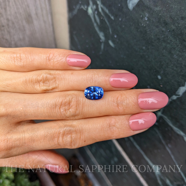 3.64 Ct. Blue Sapphire from Ceylon (Sri Lanka)