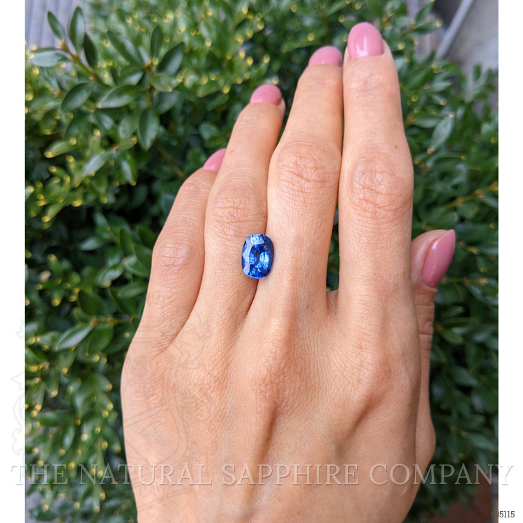 3.64 Ct. Blue Sapphire from Ceylon (Sri Lanka)