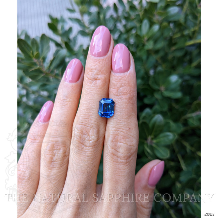 4.17 Ct. Blue Sapphire from Ceylon (Sri Lanka)