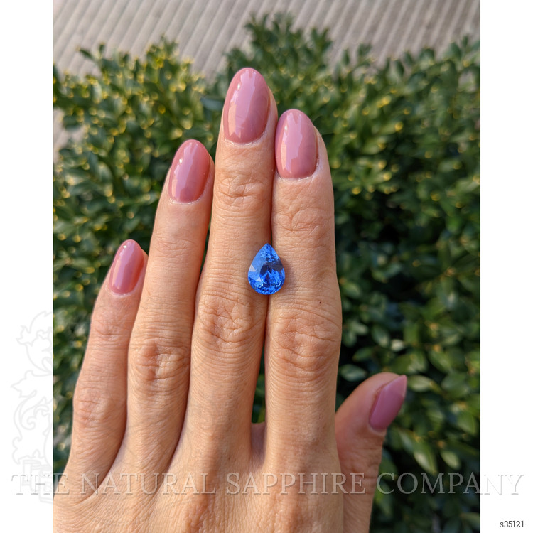 4.31 Ct. Blue Sapphire from Ceylon (Sri Lanka)