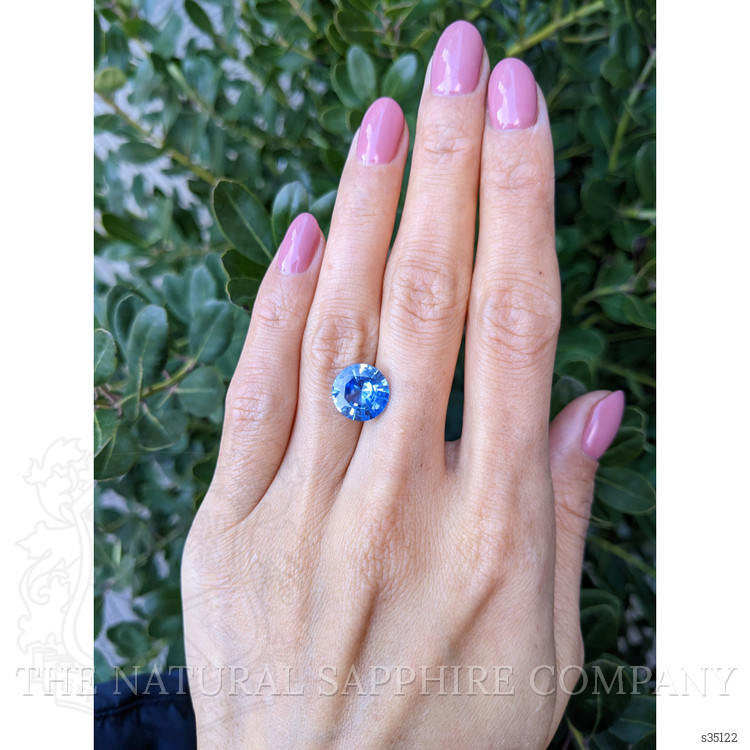 4.58 Ct. Blue Sapphire from Ceylon (Sri Lanka)