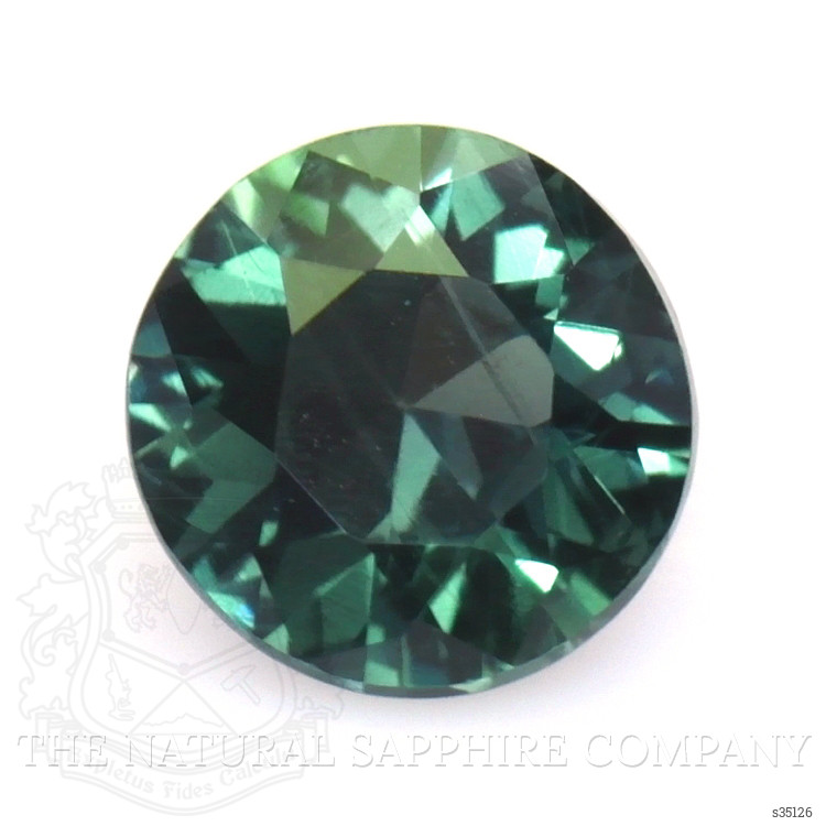 0.68 Ct. Bluish Green Sapphire from Madagascar