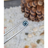 0.75 Ct. Greenish Blue Sapphire from Madagascar Life Style