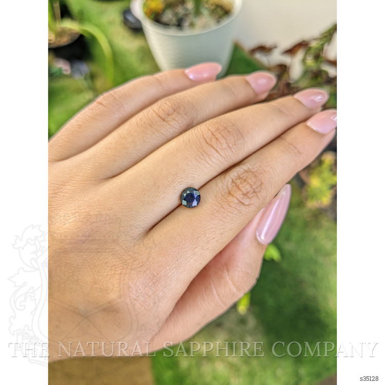 1.21 Ct. Greenish Blue Sapphire from Madagascar