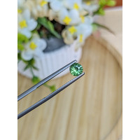 0.60 Ct. Green Sapphire from Madagascar Life Style