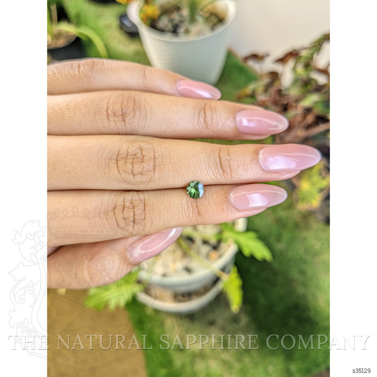 0.60 Ct. Green Sapphire from Madagascar