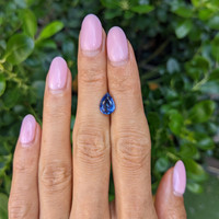 2.07 Ct. Blue Sapphire from Ceylon (Sri Lanka) Life Style