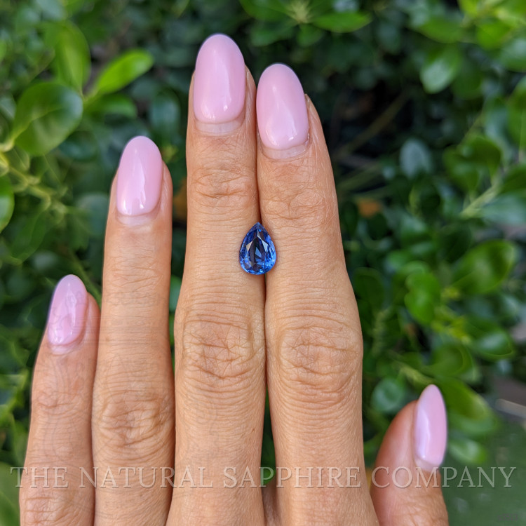 2.07 Ct. Blue Sapphire from Ceylon (Sri Lanka)