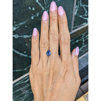 2.07 Ct. Blue Sapphire from Ceylon (Sri Lanka) Life Style