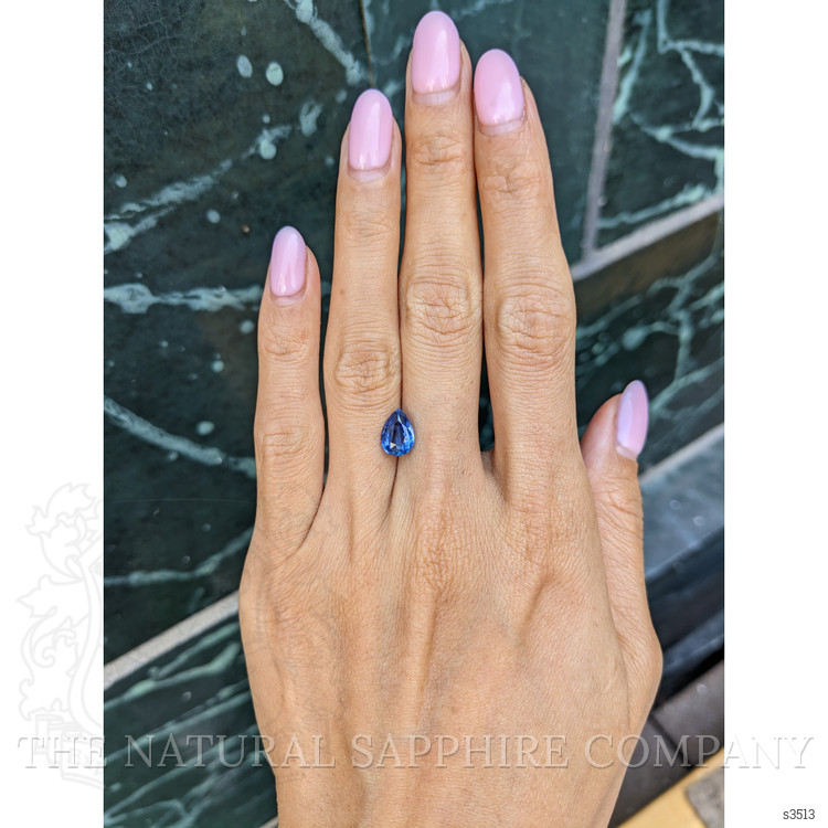 2.07 Ct. Blue Sapphire from Ceylon (Sri Lanka)