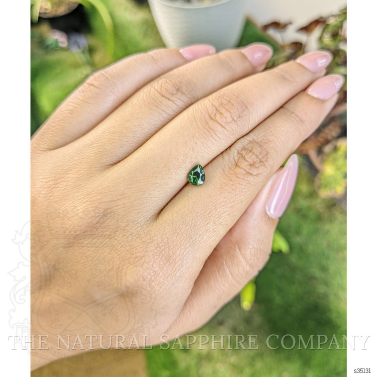 0.82 Ct. Green Sapphire from Madagascar