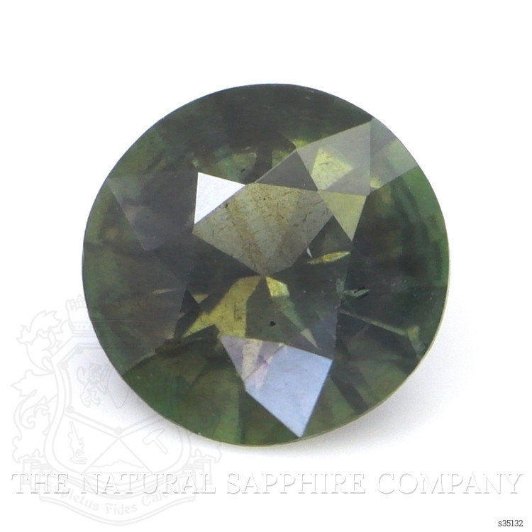 0.72 Ct. Yellowish Green Sapphire from Madagascar