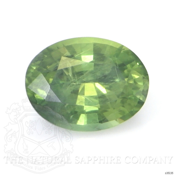 0.98 Ct. Yellowish Green Sapphire from Madagascar