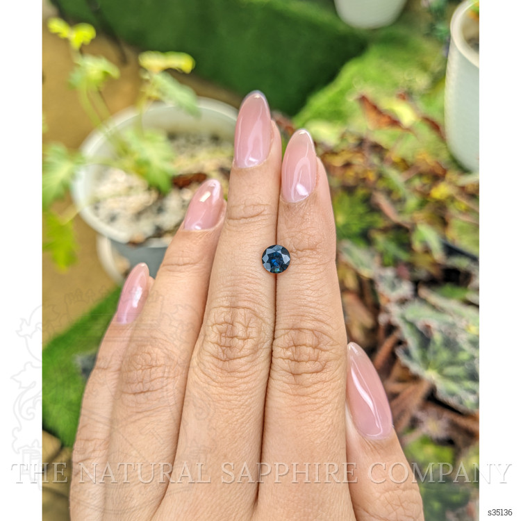 1.26 Ct. Greenish Blue Sapphire from Madagascar