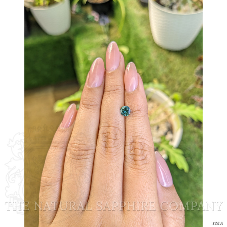 0.72 Ct. Bluish Green Sapphire from Madagascar