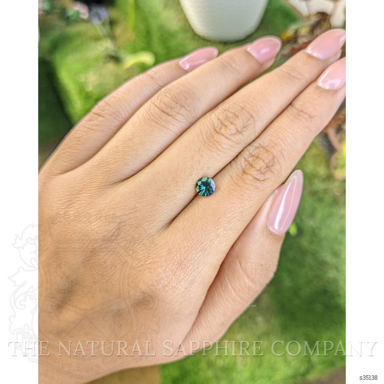 0.72 Ct. Bluish Green Sapphire from Madagascar