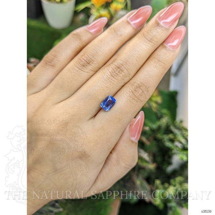 3.04 Ct. Blue Sapphire from Ceylon (Sri Lanka)