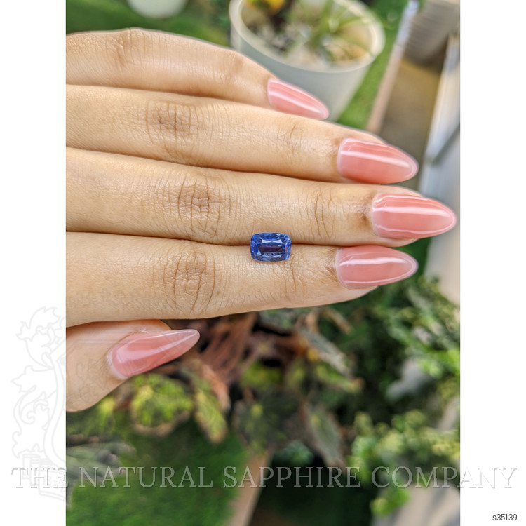 3.04 Ct. Blue Sapphire from Ceylon (Sri Lanka)