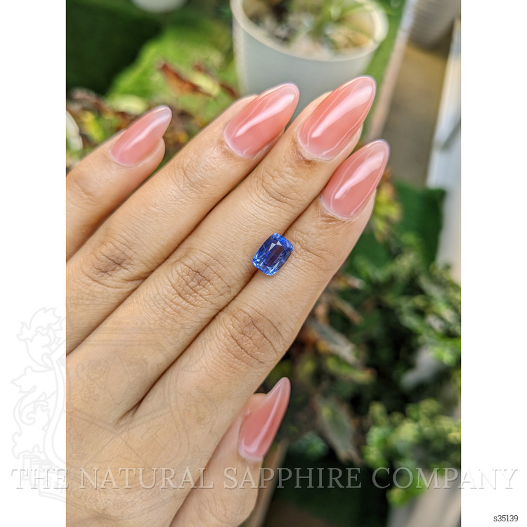 3.04 Ct. Blue Sapphire from Ceylon (Sri Lanka)