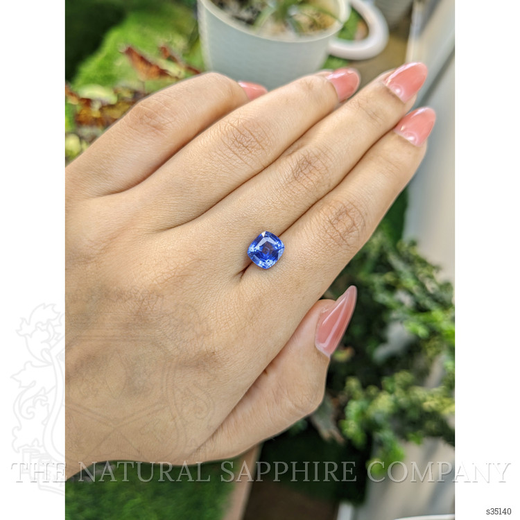 3.01 Ct. Blue Sapphire from Ceylon (Sri Lanka)
