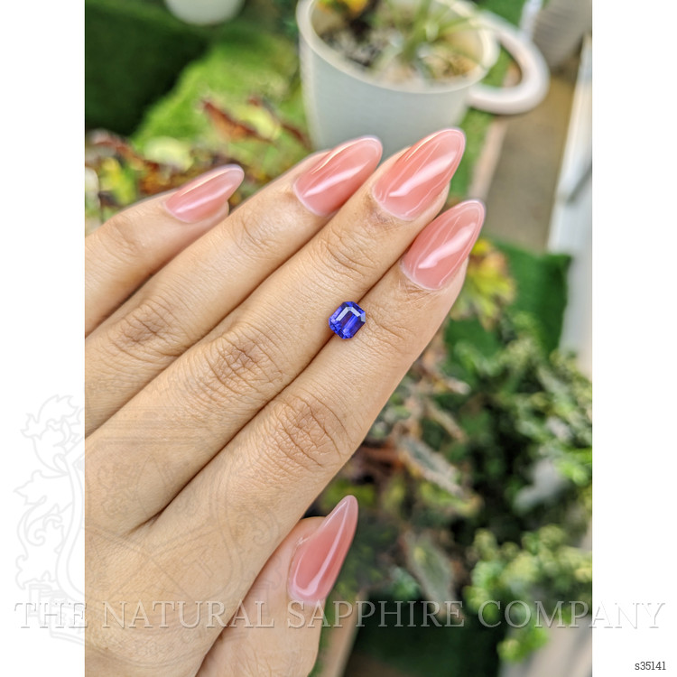 1.20 Ct. Bluish Purple Sapphire from Ceylon (Sri Lanka)
