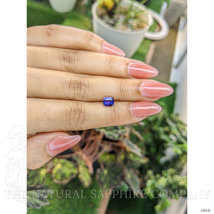 1.20 Ct. Bluish Purple Sapphire from Ceylon (Sri Lanka)