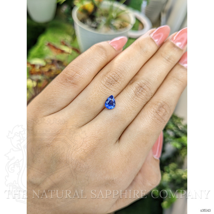 1.15 Ct. Blue Sapphire from Ceylon (Sri Lanka)
