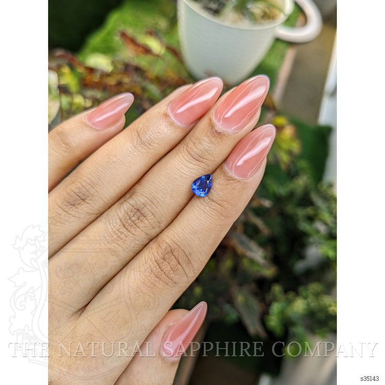 1.15 Ct. Blue Sapphire from Ceylon (Sri Lanka)