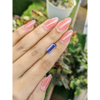 3.21 Ct. Violet Sapphire from Ceylon (Sri Lanka) Life Style