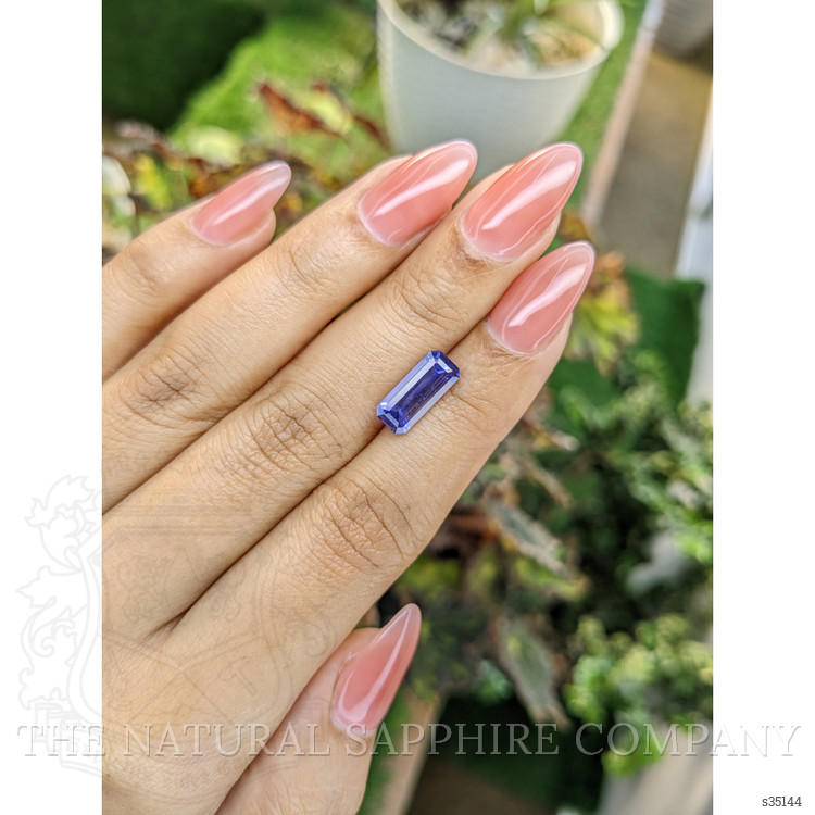 3.21 Ct. Violet Sapphire from Ceylon (Sri Lanka)