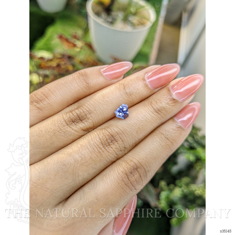 1.23 Ct. Blue Sapphire from Ceylon (Sri Lanka)