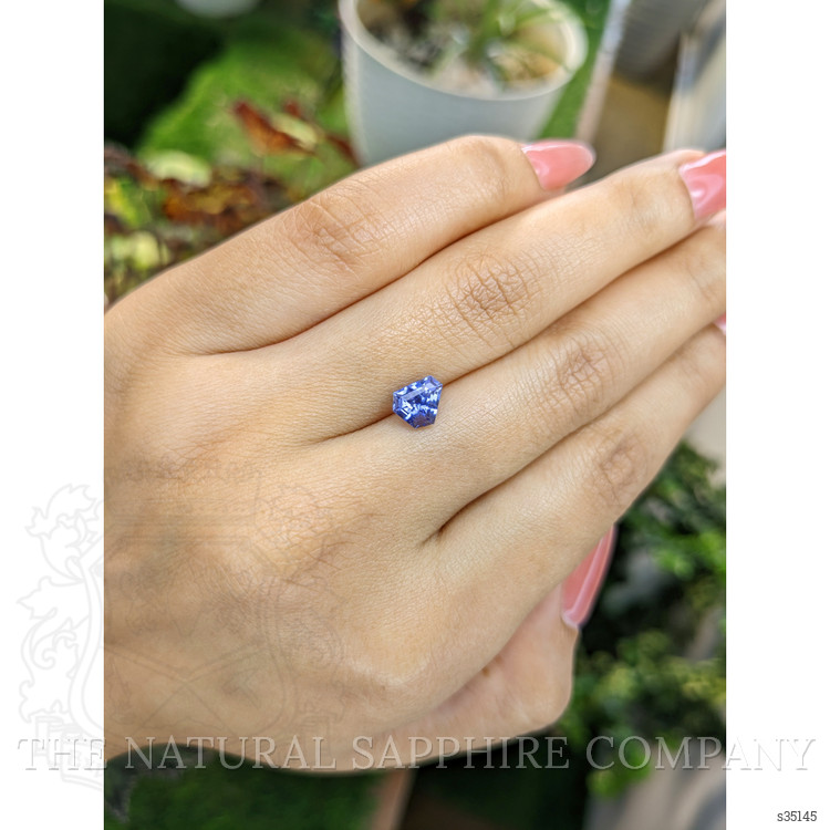 1.23 Ct. Blue Sapphire from Ceylon (Sri Lanka)