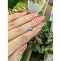 1.23 Ct. Blue Sapphire from Ceylon (Sri Lanka) Life Style