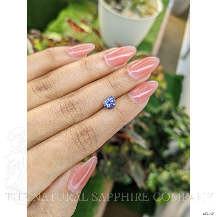 1.23 Ct. Blue Sapphire from Ceylon (Sri Lanka)