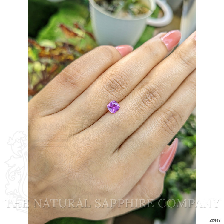 0.81 Ct. Pinkish Purple Sapphire from Ceylon (Sri Lanka)