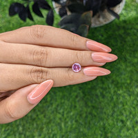 1.12 Ct. Purplish Pink Sapphire from Madagascar Life Style