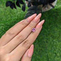 1.12 Ct. Purplish Pink Sapphire from Madagascar Life Style