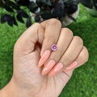 1.12 Ct. Purplish Pink Sapphire from Madagascar Life Style