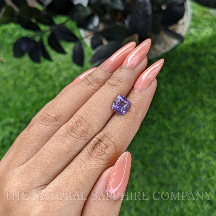 2.99 Ct. Bluish Purple Sapphire from Ceylon (Sri Lanka)